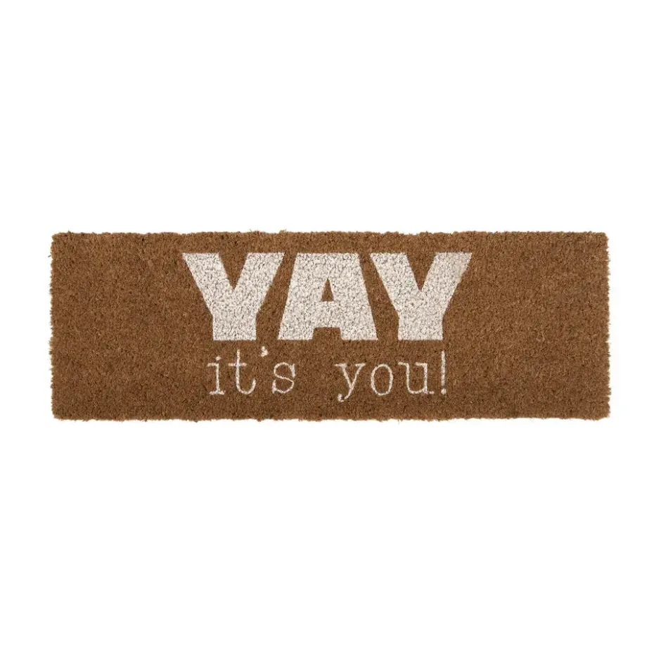 Present Time - Deurmat YAY, It's You! - Bruin - 75x25x1,5cm