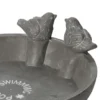 Pro Garden Vogelbad/voederschaal - grijs - D23 cm