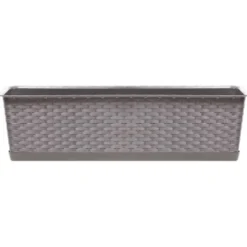 Prosperplast balkonbak - taupe - 60 x 17 x 15 cm - kunststof