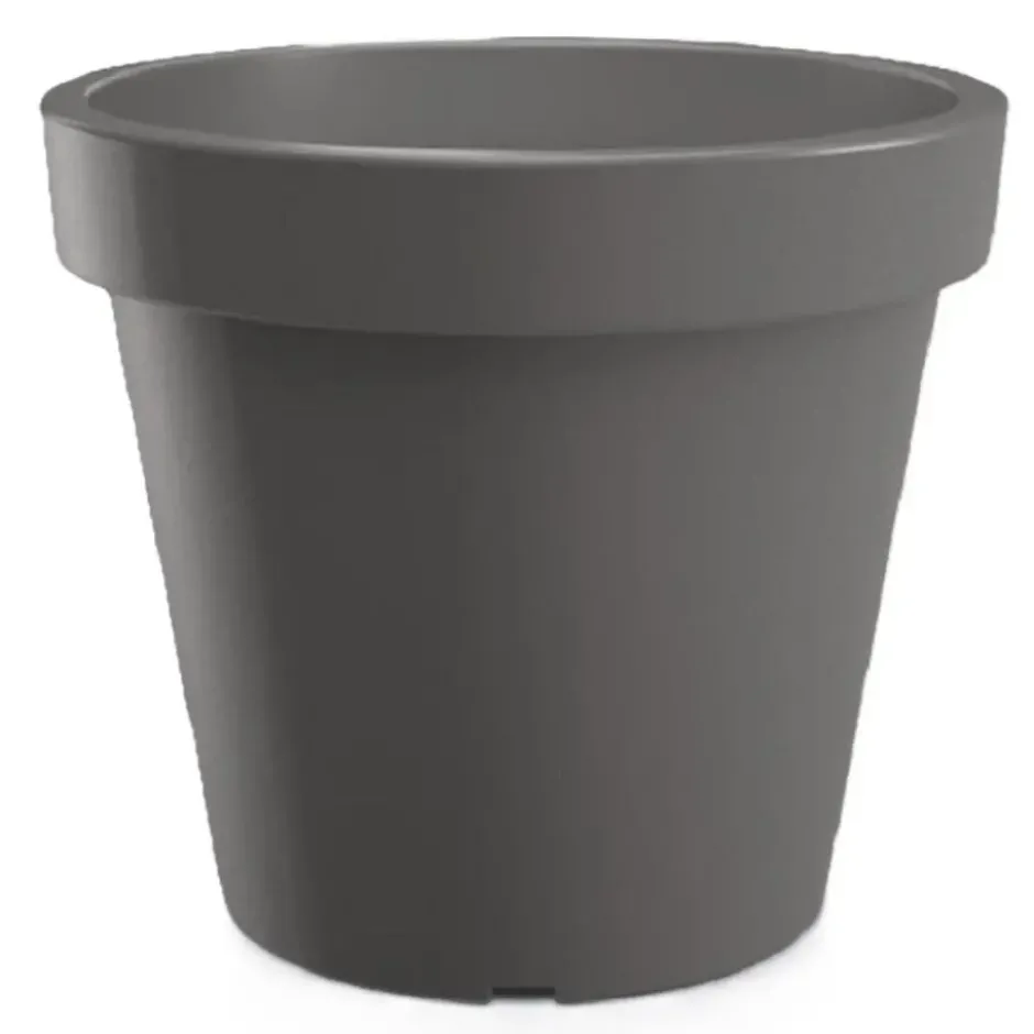 Prosperplast Bloempot - D50 x H42 cm - donkergrijs - kunststof