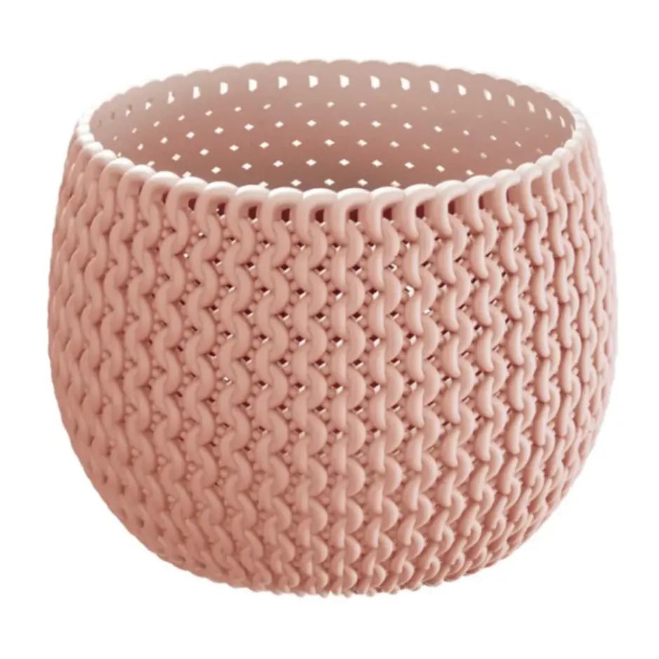 Prosperplast Bloempot Splofy - roze - kunststof - 18 cm