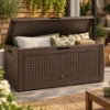 Prosperplast Opbergbox - bruin - 310 liter - 119 x 48 x 60 cm
