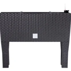 Prosperplast Plantenbak - antraciet - op poten - 60 x 25 x 46 cm