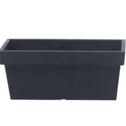Prosperplast Plantenbak - kunststof - 79 x 35 x 33 cm - antraciet