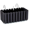 Prosperplast Plantenbak - kunststof - 38 cm - antraciet
