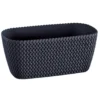 Prosperplast Plantenbak Splofy - antraciet - 40 x 18 x 14 cm