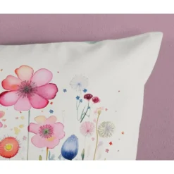 Pure dekbedovertrek bloemen - 1 persoons 140x200/220 cm - Multi - Microvezel