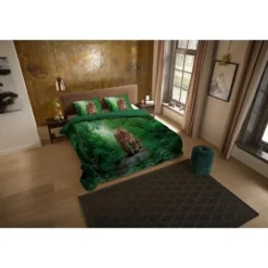 Pure dekbedovertrek luipaard - 2 persoons 200x200/220 cm - Multi - Microvezel
