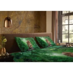 Pure dekbedovertrek luipaard - 2 persoons 200x200/220 cm - Multi - Microvezel