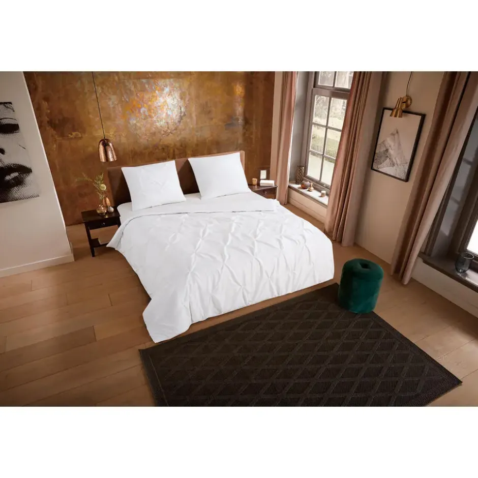 Pure Dekbedovertrek Luxe Chesterfield Wit-1-persoons (140 x 200/220 cm)