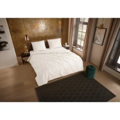 Pure Dekbedovertrek Luxe Chesterfield Licht Zand-Lits-jumeaux (240 x 200/220 cm)