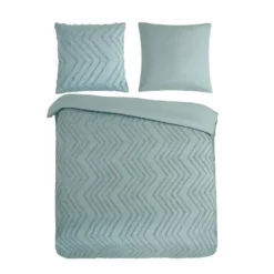 Pure Dekbedovertrek Luxe Groen-2-persoons (200 x 200/220 cm)