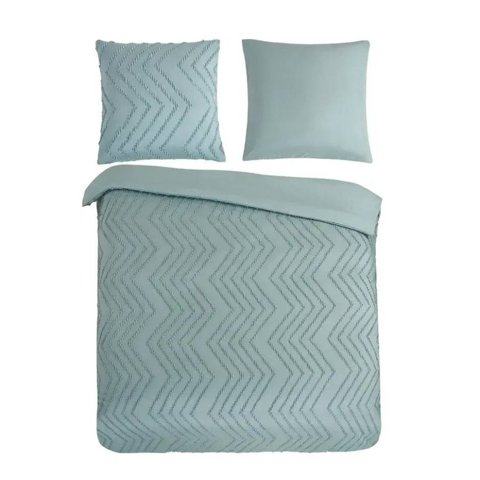 Pure Dekbedovertrek Luxe Groen-Lits-jumeaux (240 x 200/220 cm)