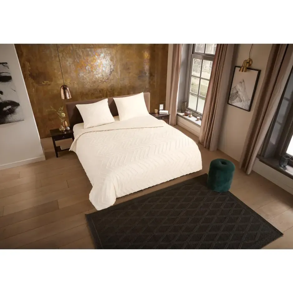 Pure Dekbedovertrek Luxe Off-White-Lits-jumeaux (240 x 200/220 cm)