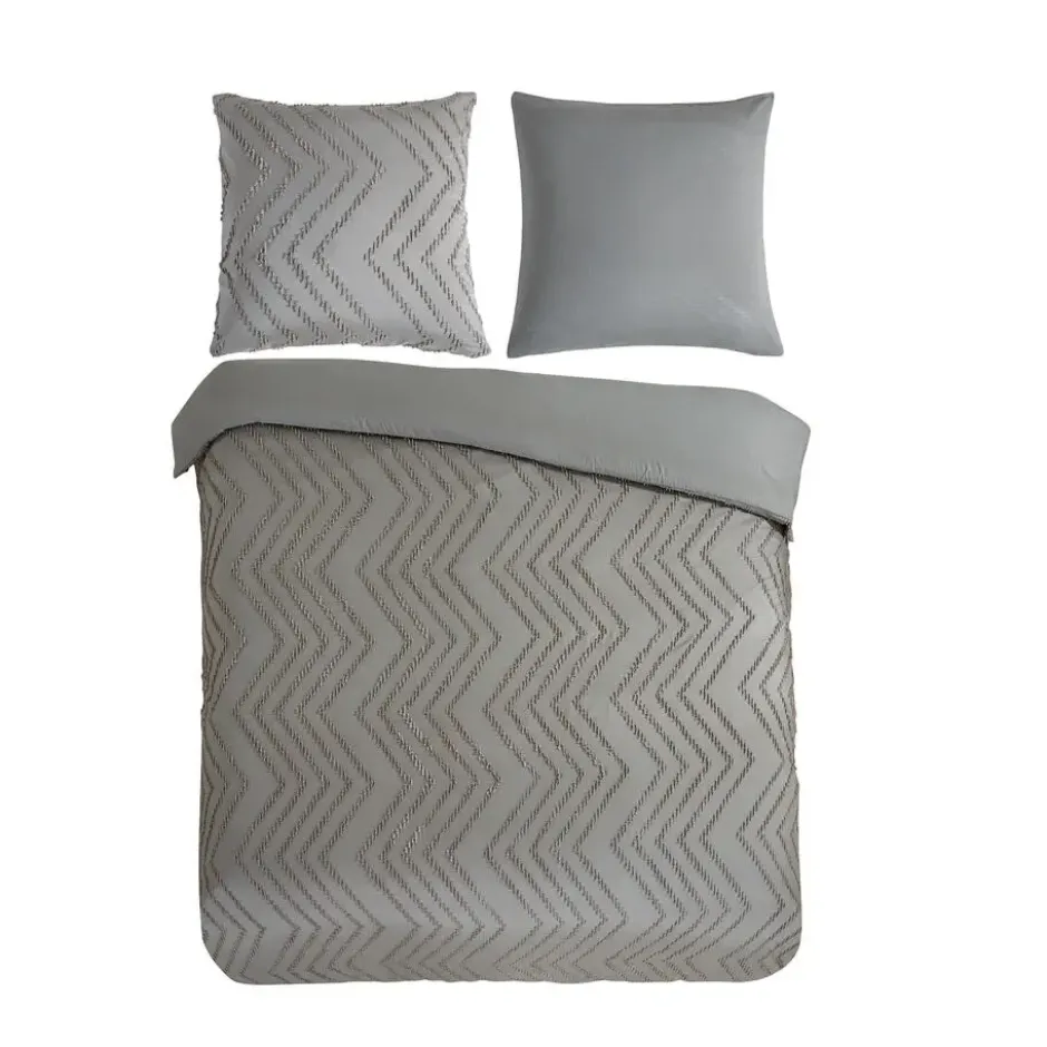 Pure Dekbedovertrek Luxe Taupe-2-persoons (200 x 200/220 cm)