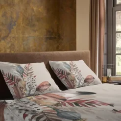 Pure dekbedovertrek veren - Lits jumeaux 240x200/220 cm - Taupe - Microvezel