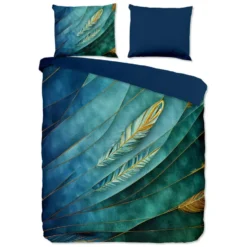 Pure dekbedovertrek veren - Lits jumeaux 240x200/220 cm - Multi - Microvezel