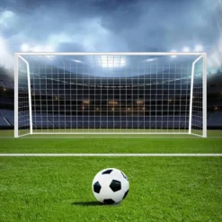 Pure dekbedovertrek voetbal - 1 persoons 140x200/220 cm - Multi - Microvezel