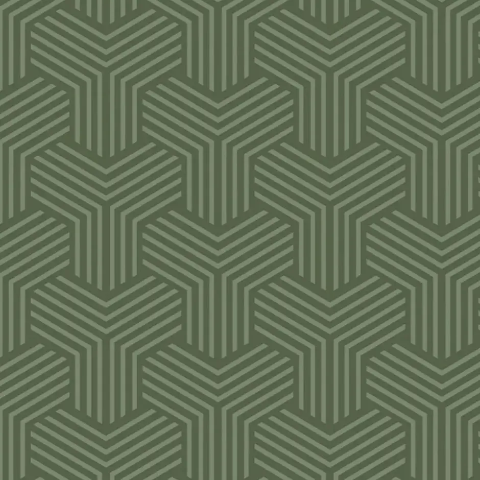 Pure Groningen Dekbedovertrek Groen-1-persoons (140 x 200/220 cm)