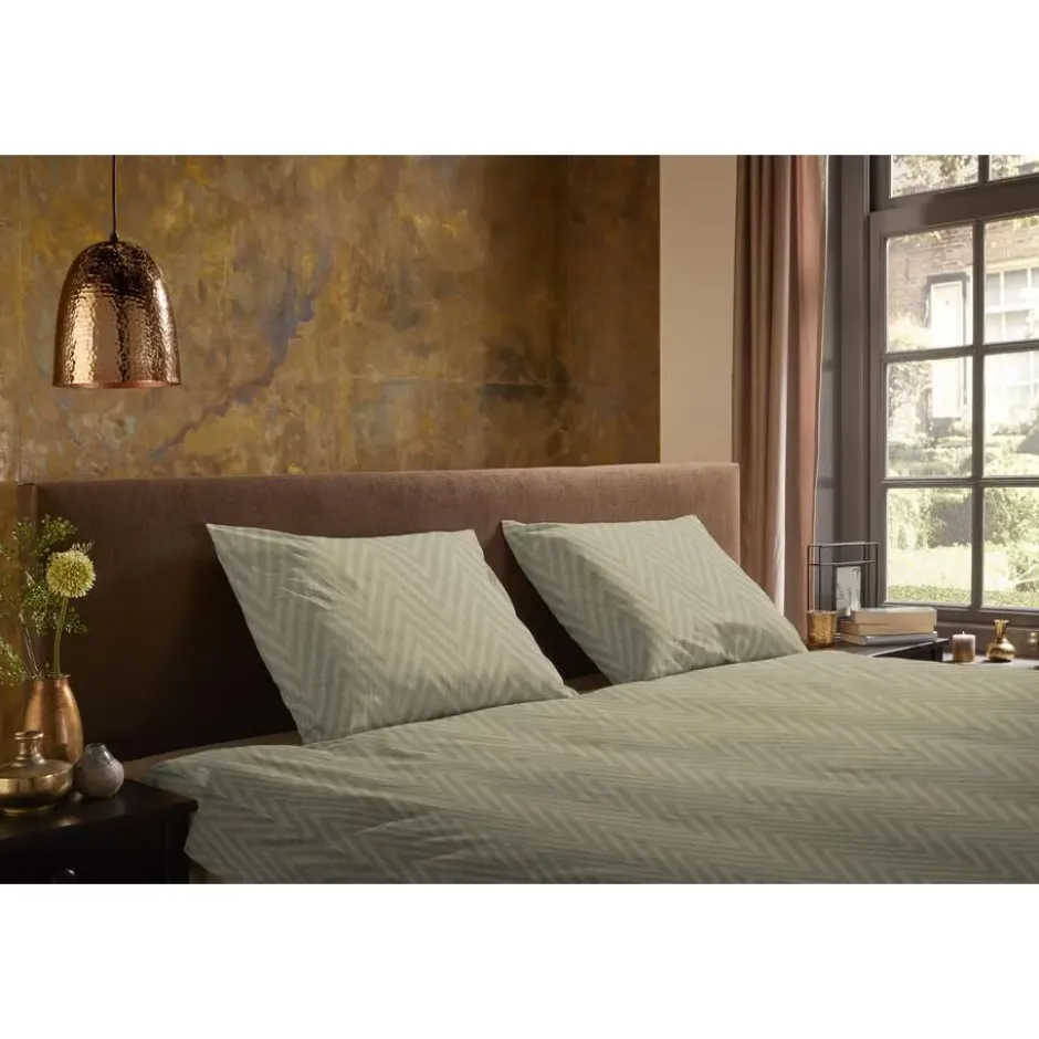 Pure Haarlem Dekbedovertrek Bruin-2-persoons (200 x 200/220 cm)