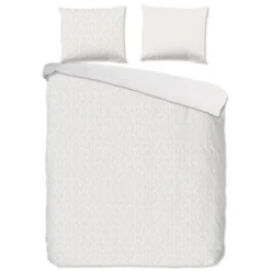 Pure Noordwijk Dekbedovertrek Off-Wit-2-persoons (200 x 200/220 cm)