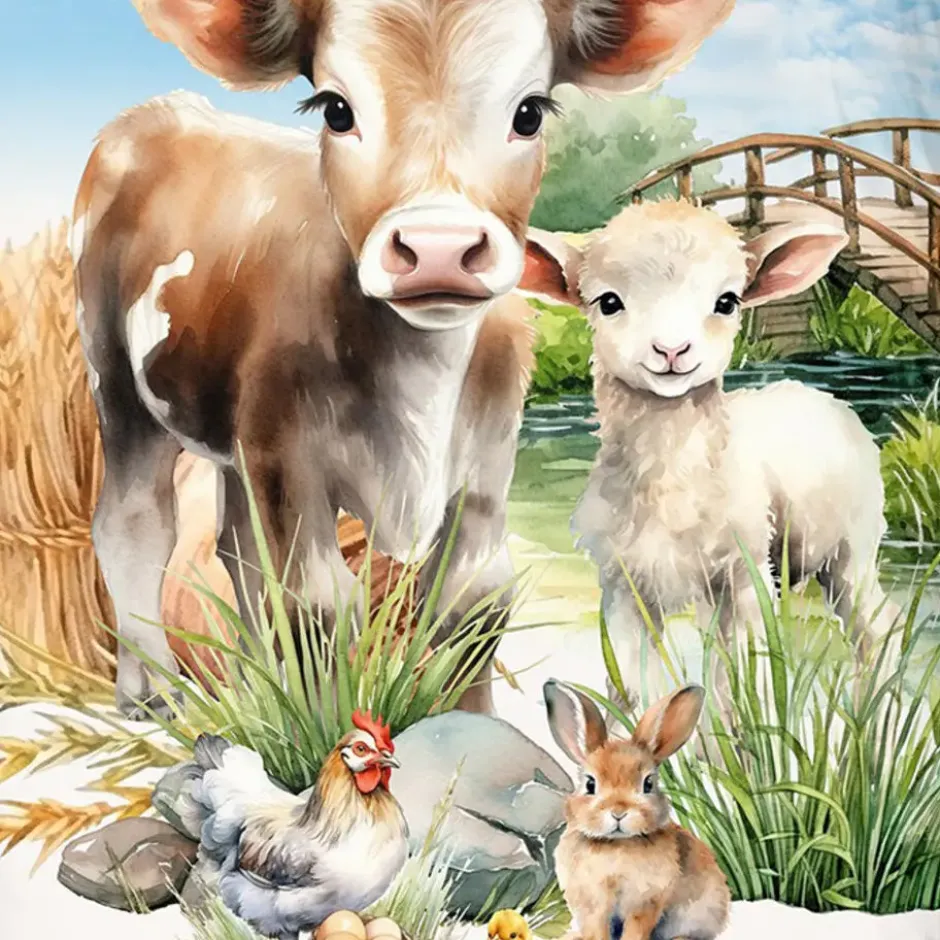 Pure op de Boerderij Kinderdekbedovertrek