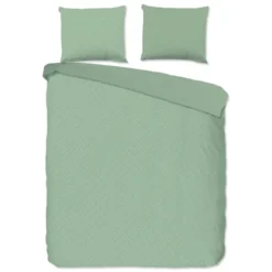 Pure Rotterdam Dekbedovertrek Groen-2-persoons (200 x 200/220 cm)