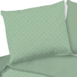 Pure Rotterdam Dekbedovertrek Groen-2-persoons (200 x 200/220 cm)