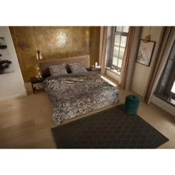 Pure Skins Dekbedovertrek Bruin-Lits-jumeaux (240 x 200/220 cm)