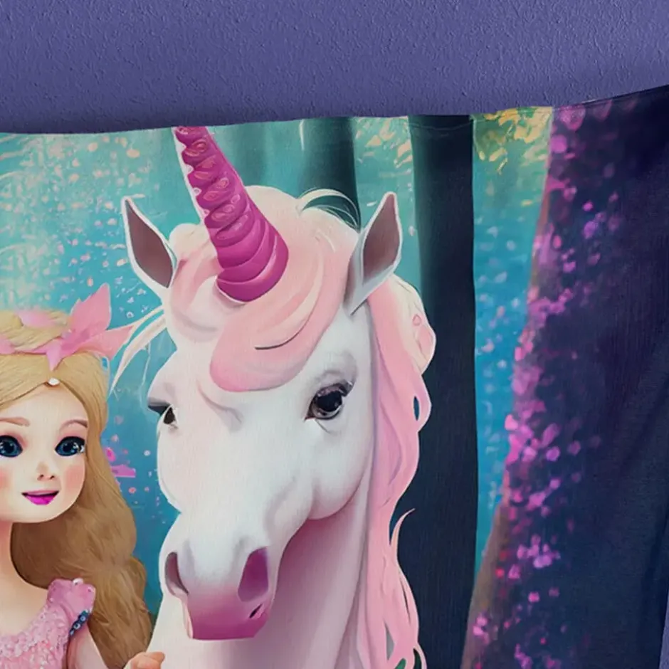 Pure Unicorn Kinderdekbedovertrek Roze