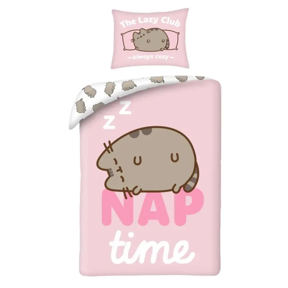 Pusheen Dekbedovertrek Nap Time - 140 x 200 cm + 70 x 90 cm - Polyester