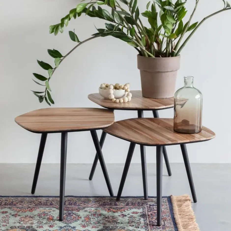 Puur - Novi bijzettafelset (Set van 3)