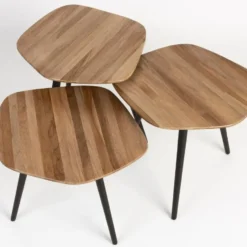 Puur - Novi bijzettafelset (Set van 3)