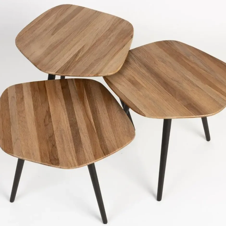 Puur - Novi bijzettafelset (Set van 3)