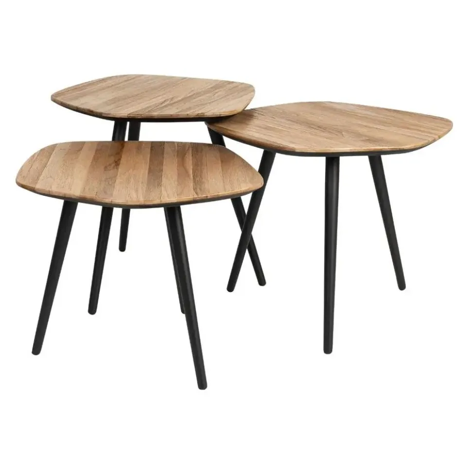 Puur - Novi bijzettafelset (Set van 3)