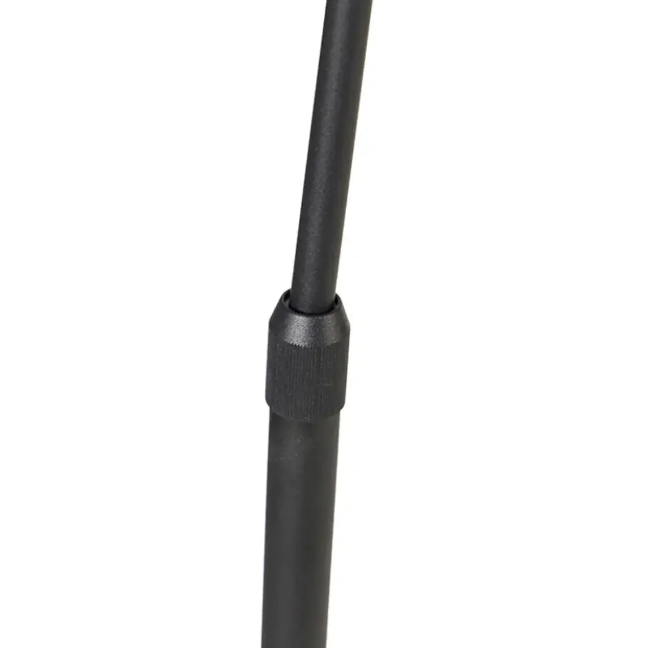Qazqa booglamp arc-basic zwart e27