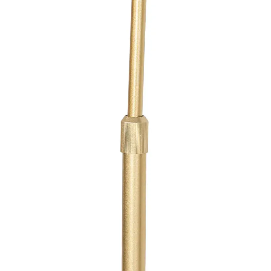 Qazqa booglamp arc goudkleurig e27