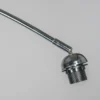 Qazqa booglamp arc zilverkleurig e27