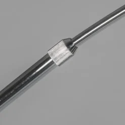 Qazqa booglamp arc zilverkleurig e27