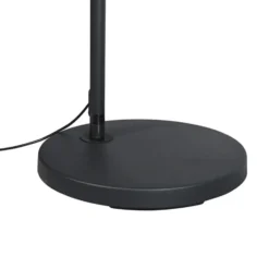 Qazqa booglamp arc zwart e27