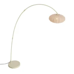 Qazqa booglamp bida beige e27