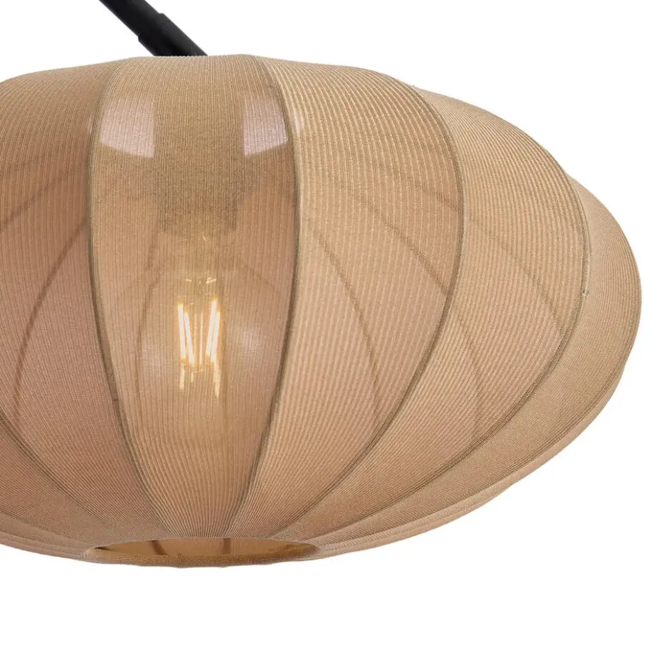 Qazqa booglamp bida zwart e27