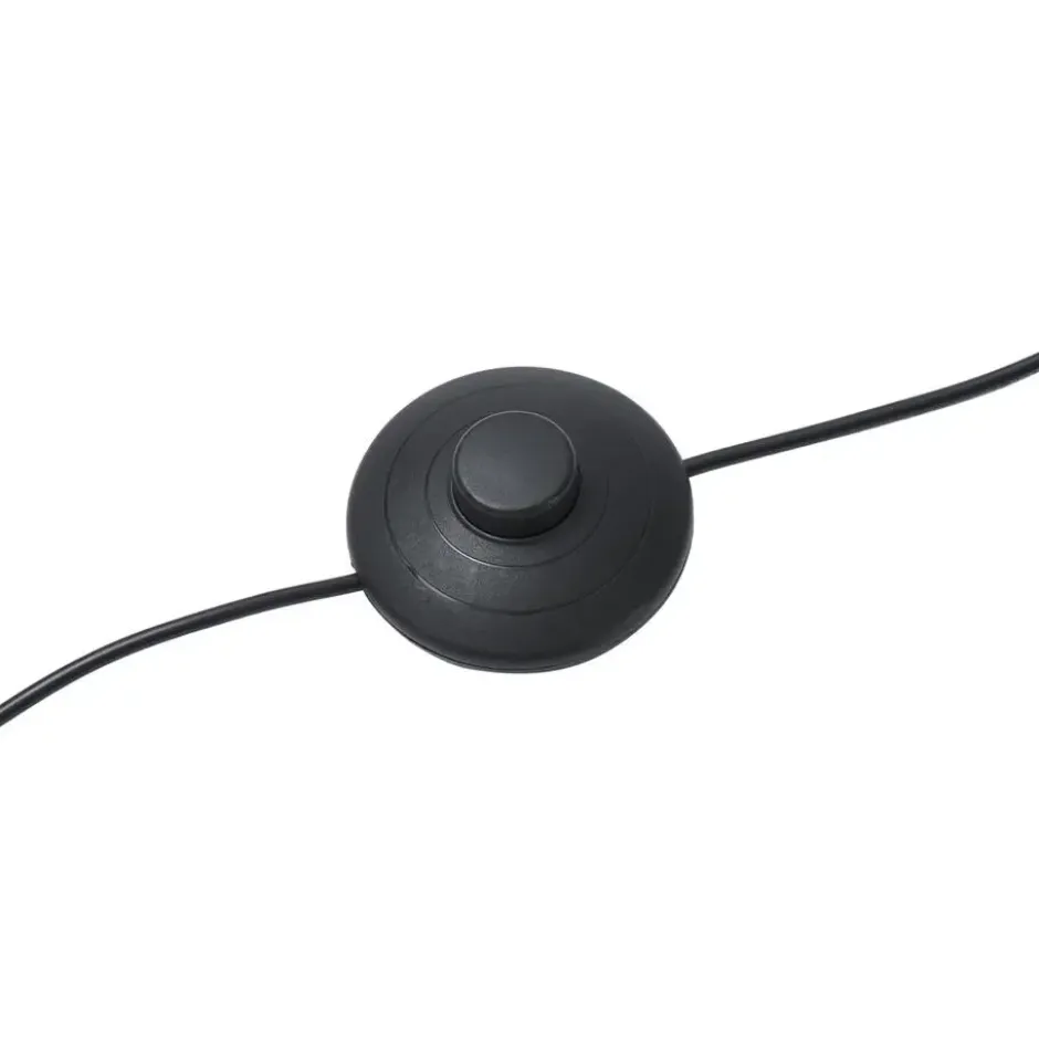 Qazqa booglamp bida zwart e27