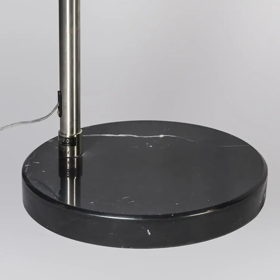 Qazqa booglamp booglamp xxl zilverkleurig e27