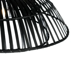 Qazqa booglamp pua zwart e27