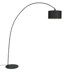 Qazqa booglamp vinossa zwart e27
