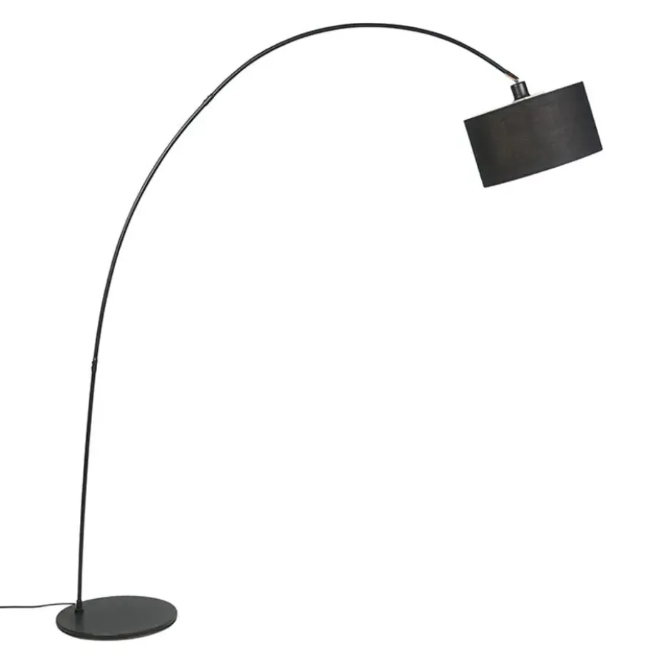 Qazqa booglamp vinossa zwart e27