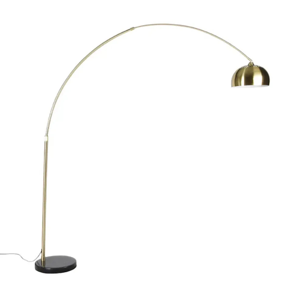 Qazqa booglamp xxl goudkleurig e27