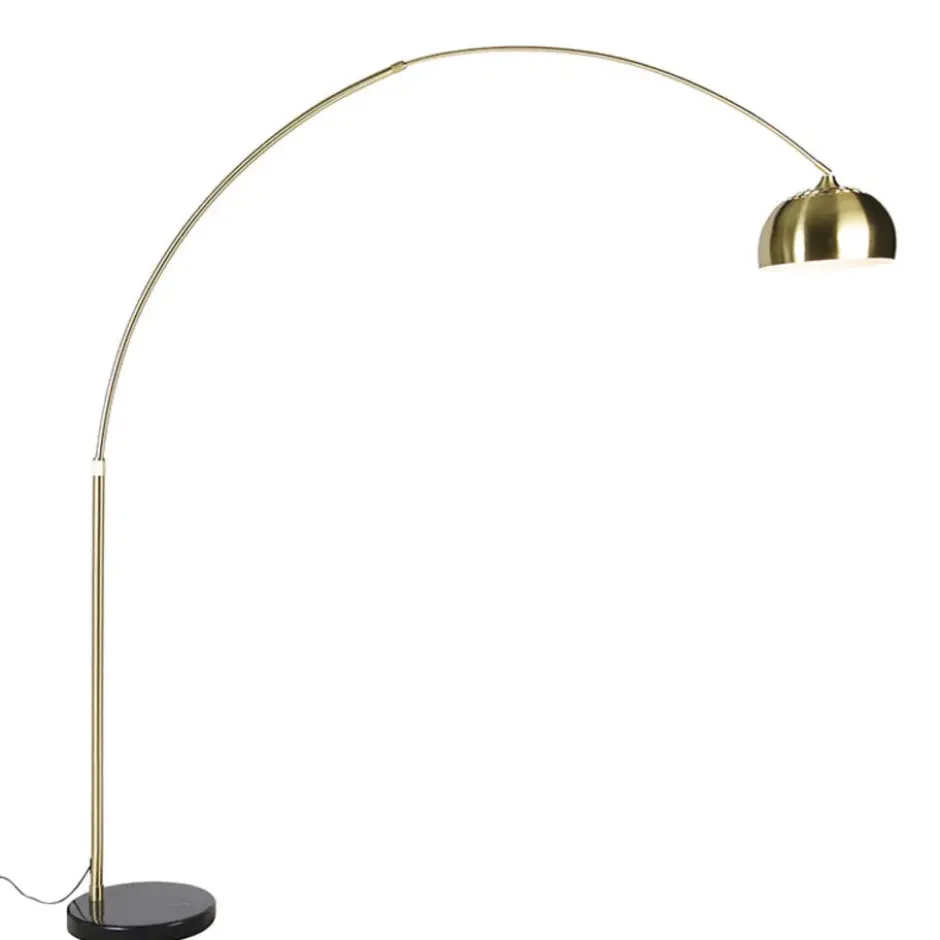 Qazqa booglamp xxl goudkleurig e27