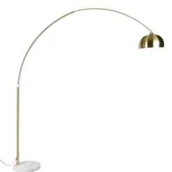 Qazqa booglamp xxl goudkleurig e27